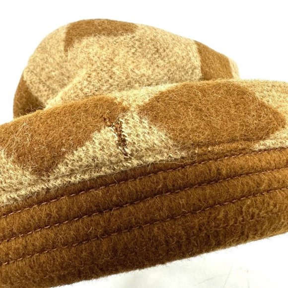 HERMES H logo camel hat hat Brown - Picture 9 of 13